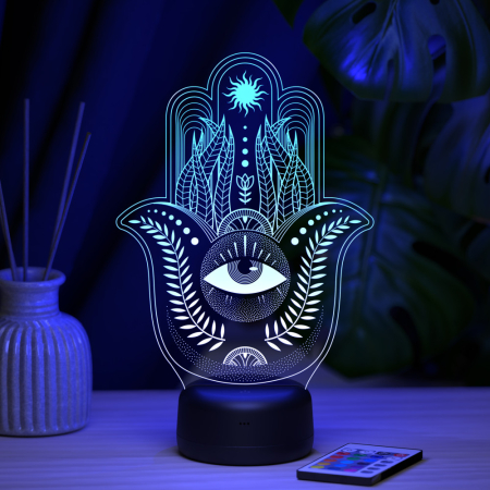 3D светильник  Светильник "Хамса"
