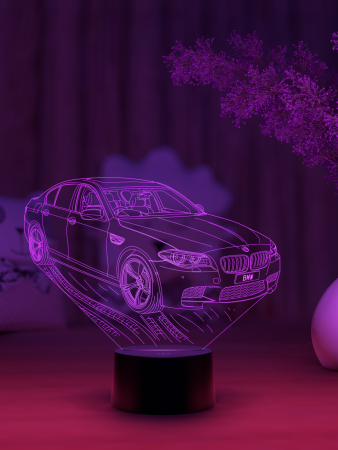 3D светильник  Светильник "Автомобиль BMW 5Series F10"
