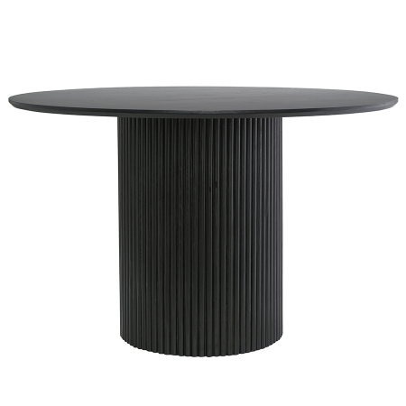 Стол обеденный loun, D120 см, черный