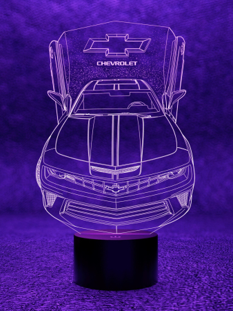 3D светильник  Светильник "Автомобиль Chevrolet Camaro"