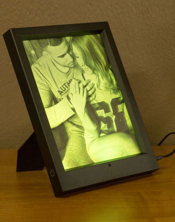 3D светильник  Фото-светильник в фоторамке с пультом ДУ